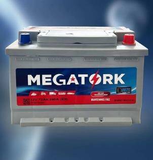 12 Volt 72 Amper Megatork Akü - 1
