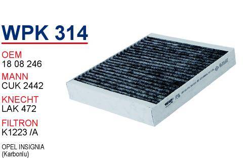 1808246 Opel İnsignia Cruze Astra J Klima Filtresi Karbonlu Wunder - 1