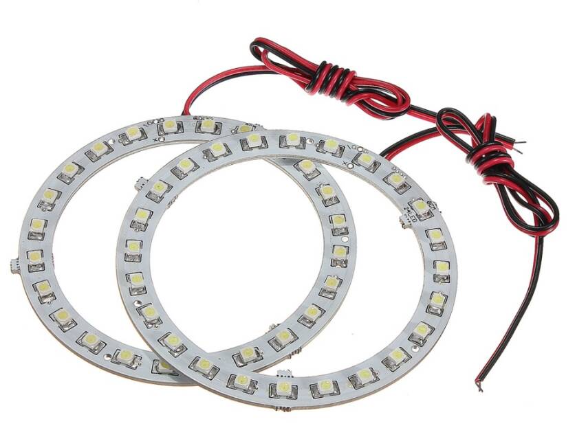 80 Mm Angel Led Halka 2 Li Beyaz - 1