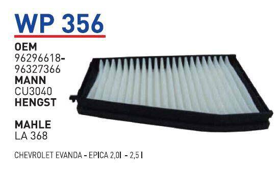 96296618 Chevrolet Epıca Ym Klima Flitresi Wunder - 1