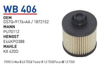 9676133480 Peugeot Tepee 1.6 Ym Hdi Mazot Filitresi Wunder - WUNDER