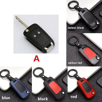 Anahtar Kılıfı Kabı Lüx Deri Anahtarlıkiçinde Ful Set Opel Chevrolet Siyah - 6