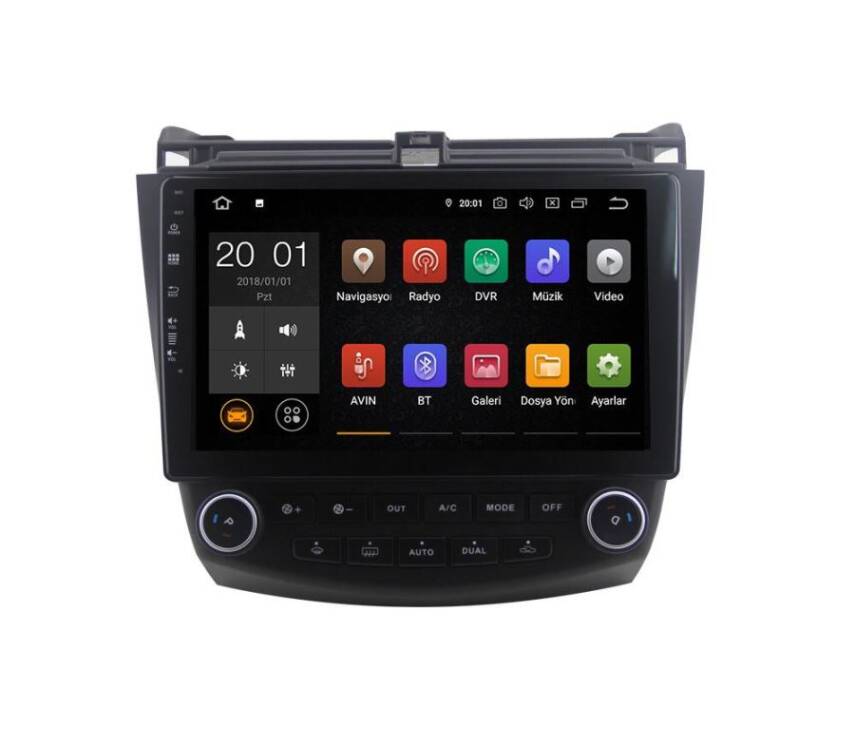 Android 10.0 Mtk 8227 2+16G Honda Accord 7 Multimedya Navimex - 1