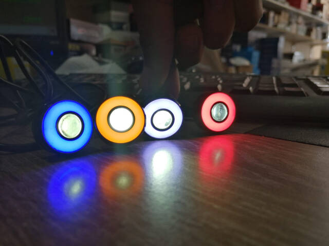 Angel Halkalı Kartal Gözü Ayna Altı Çift Devre Led Takım 1 Çift - 3