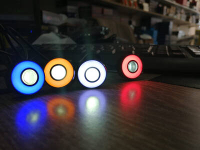 Angel Halkalı Kartal Gözü Ayna Altı Çift Devre Led Takım 1 Çift - 7