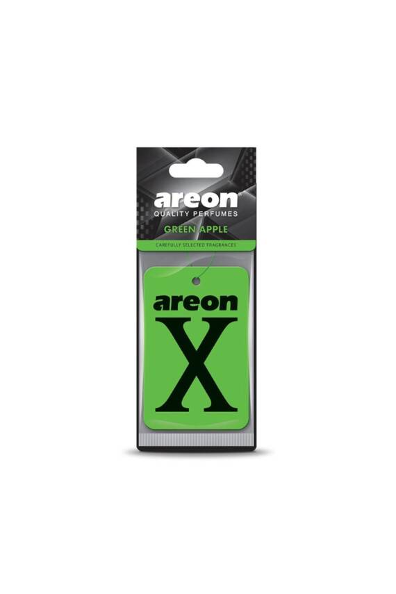 Areon X Green Apple ( Yeşil- Siyah ) Oto Araç Kokusu - 1