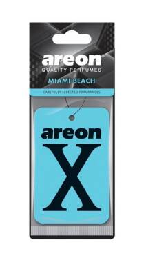 Areon X Miami Beach ( Turkuaz-Siyah) Oto Araç Kokusu - AREON