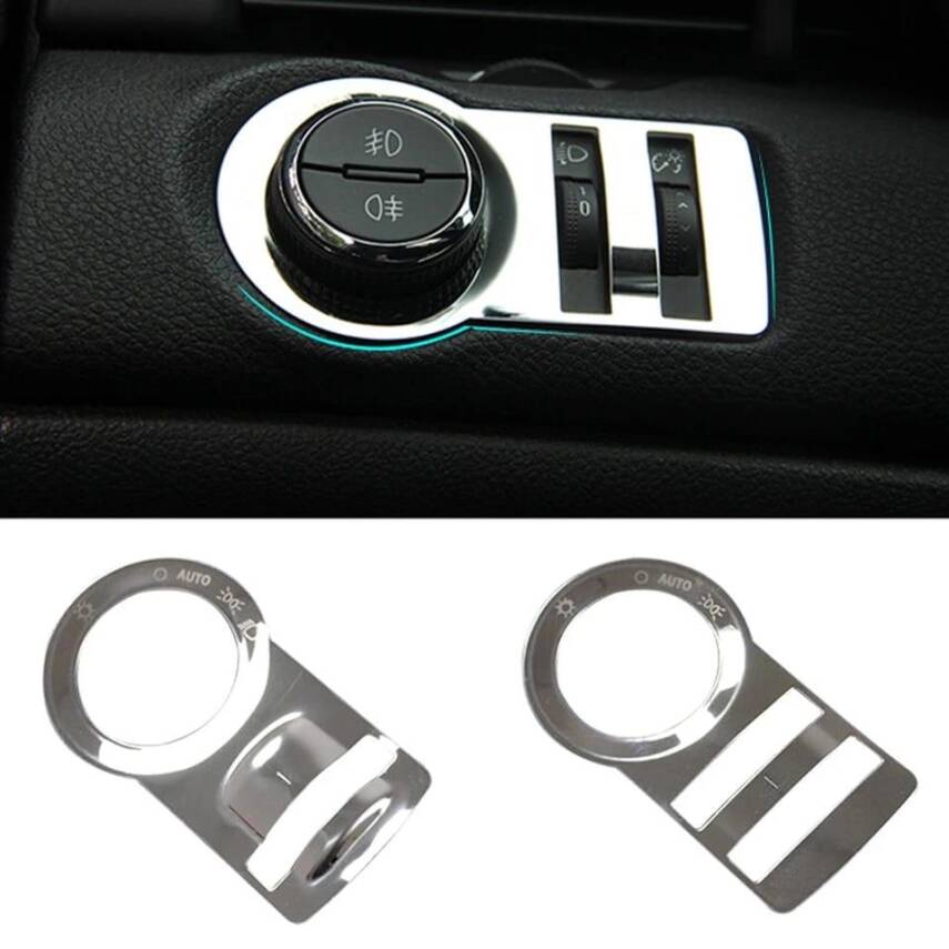 Astra Aveo Cruze Far Anahtar Krom Kaplama Çift Delik Siyah - 3