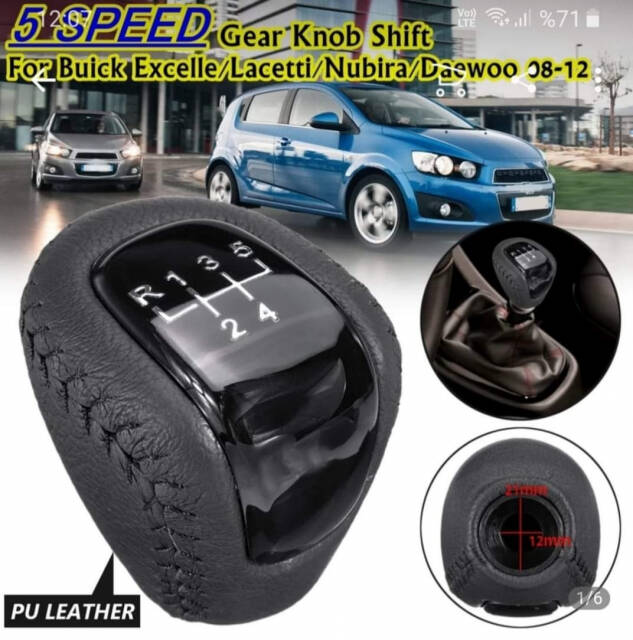 Aveo Laceti Deri Dikişli Vites Topuzu 5 Vites - 6