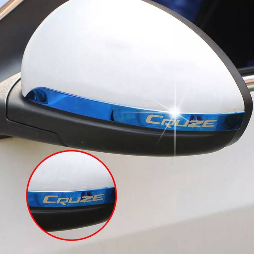Ayna Krom Cruze Yazılı Sağ Sol Takım Siyah - 1