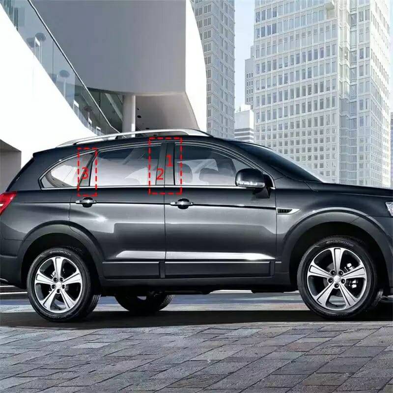 Captiva C100 C140 Piano Black Kapı Direk Kaplaması - 6