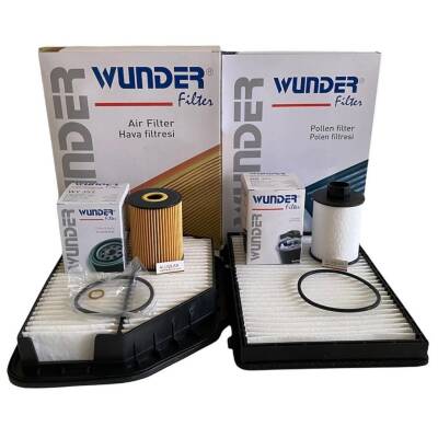 Chevrolet Captiva C100 Periyodik Bakım Filtre Seti - WUNDER