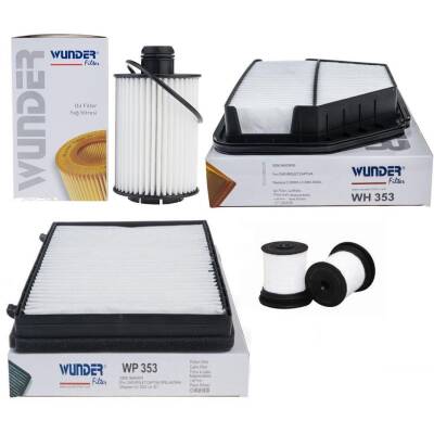 Chevrolet Captiva C140 Periyodik Filtre Bakım Seti - WUNDER