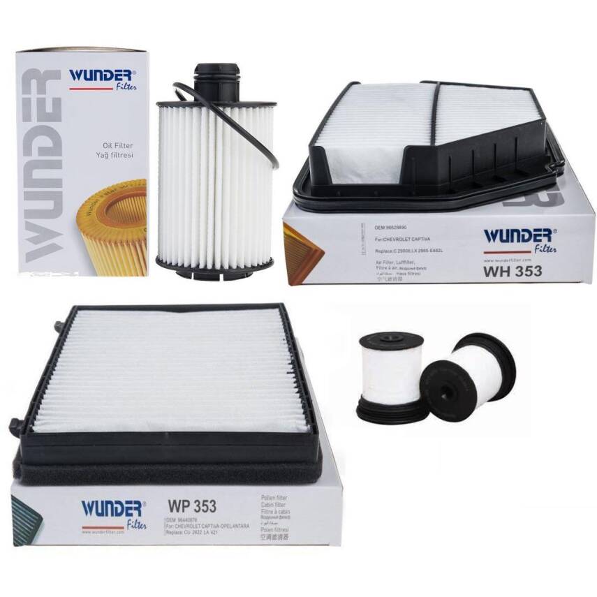 Chevrolet Captiva C140 Periyodik Filtre Bakım Seti - 1