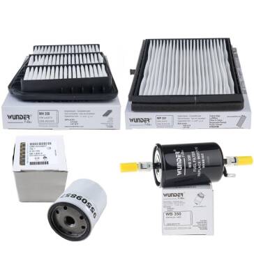 Chevrolet Lacetti 1.4 1.6 Periyodik Bakım Filtre Seti - WUNDER