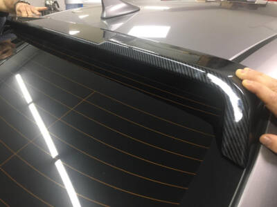 Corolla 2019 Cam Üstü Spoiler 7D Karbon - 4