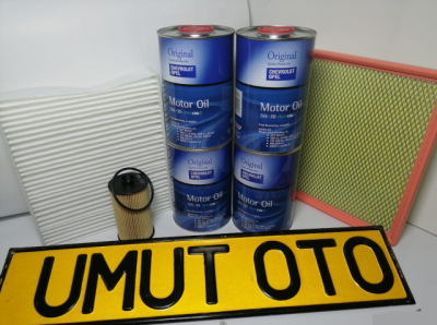 Cruze 1.4 Turbo Yağ Bakım Seti Özel Chevrolet Yağ - FANFARO