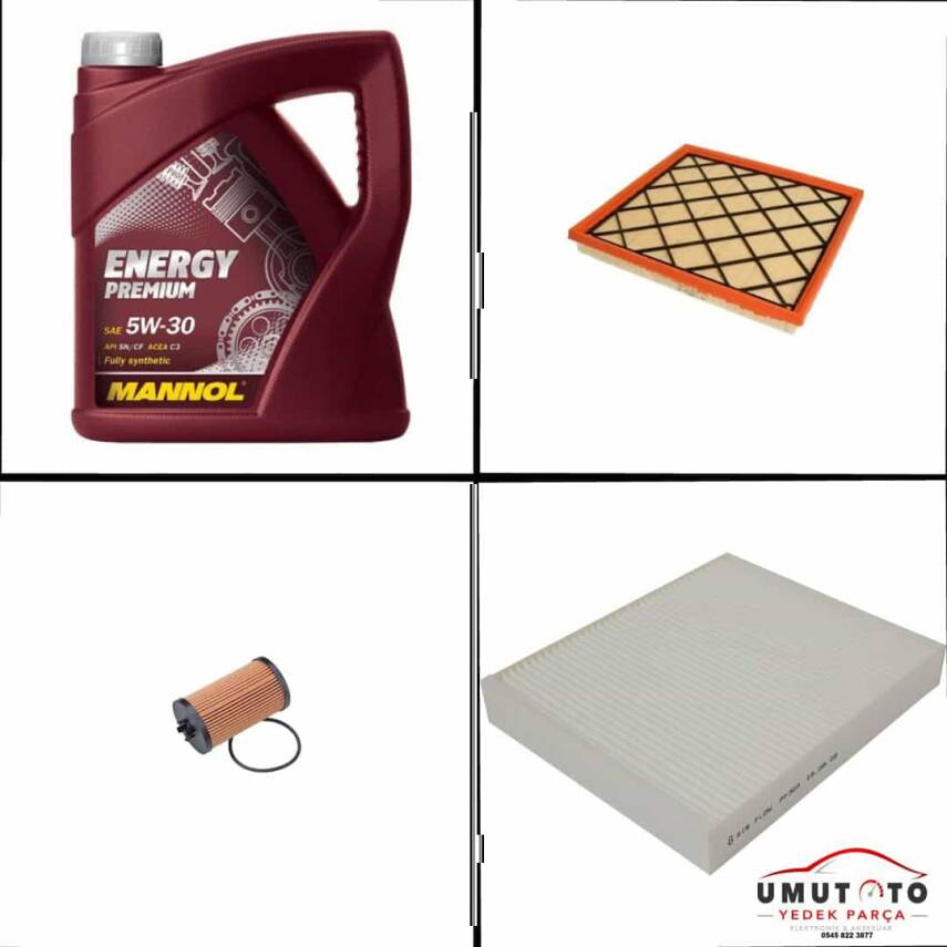 Cruze 1.6 Periyodik Bakım Seti Alman Mannol Yağ - 1