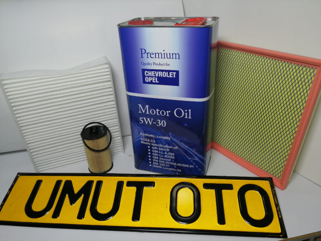 Cruze 1.6 Periyodik Bakım Seti Özel Alman Yağ - 1