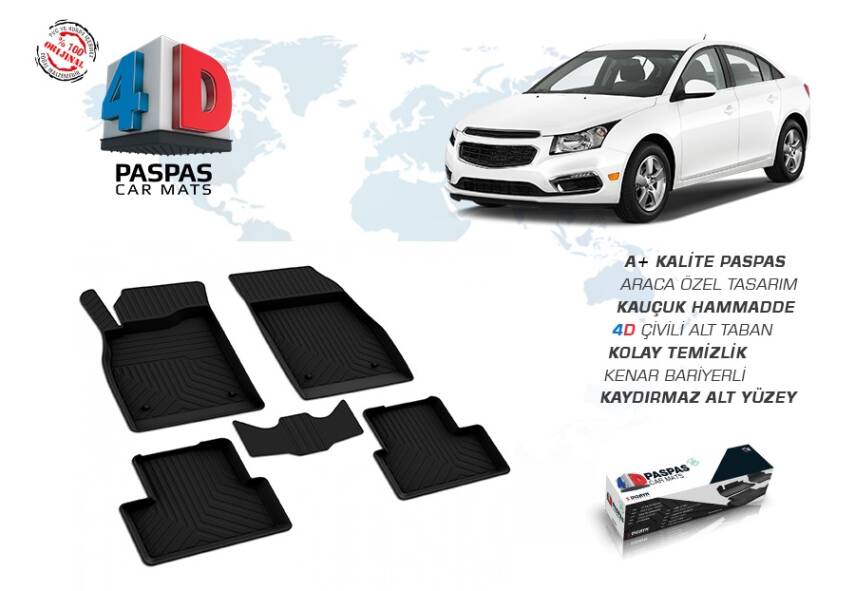 Cruze 4D Havuzlu Paspas Omsa - 1