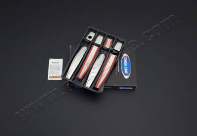 Cruze / Astra / Aveo Kapı Kolu Krom Deco Desenli Slim Omsa - 3