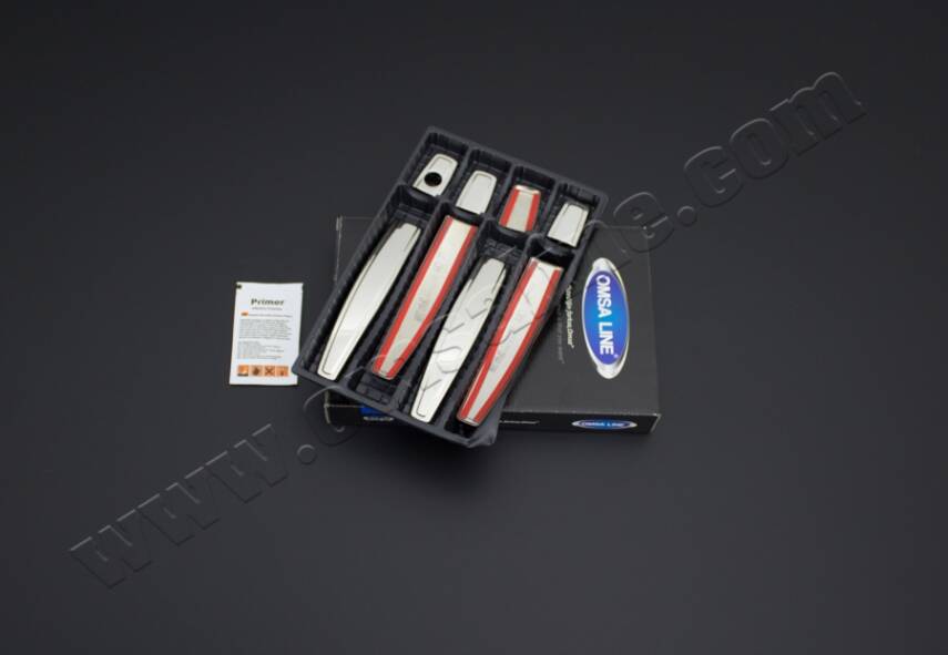 Cruze / Astra / Aveo Kapı Kolu Krom Deco Desenli Slim Omsa - 3