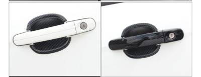 Cruze Astra Dış Kapı Açma Boya Koruma Kapak Karbon Set - 4