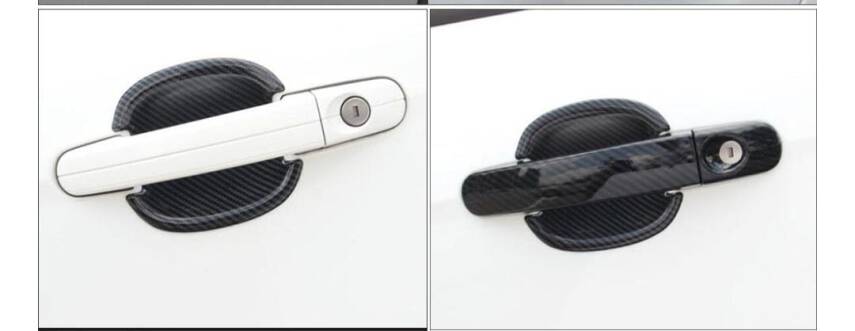 Cruze Astra Dış Kapı Açma Boya Koruma Kapak Karbon Set - 4