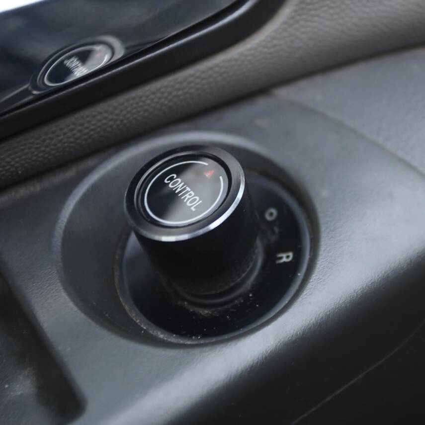 Cruze Astra İnsignia Ayna Ayar Düğme Şapka Krom Siyah Kaplama - 1