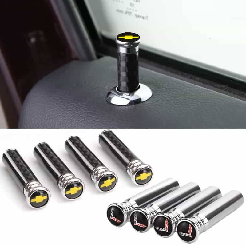 Cruze Kapı İç Kilit Karbon Pim Seti 8 Prc Chevrolet Arma - 2