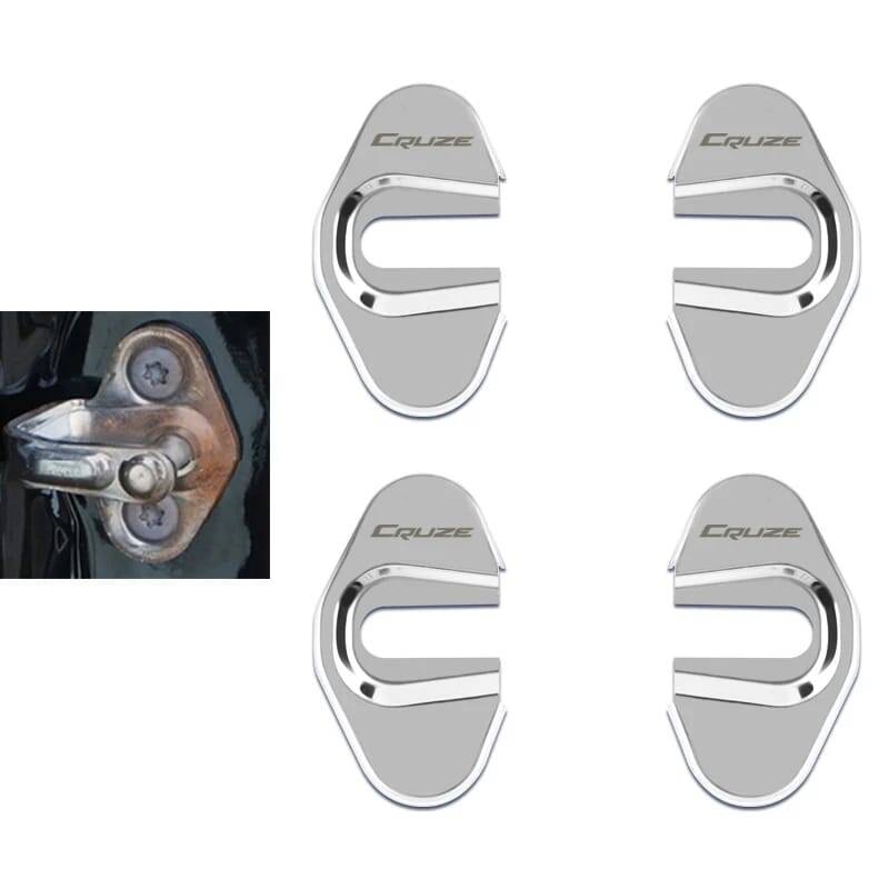 Cruze Kapı Kilit Koruma Kapağı 4 Prc Krom - 4