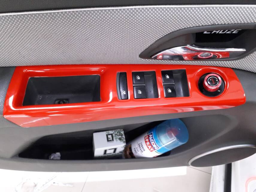 Cruze Kapı Kol İç Dayama Kaplama Seti 4Lü Karbon - 1