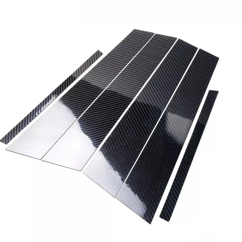 Cruze Sedan Kapı Direk Arka Üçgen Karbon Kaplama Set - 7