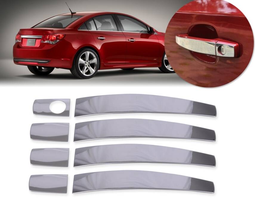 Cruze/Astra J/Trax/Aveo Kapı Kolu Slim Krom Kaplama - 1