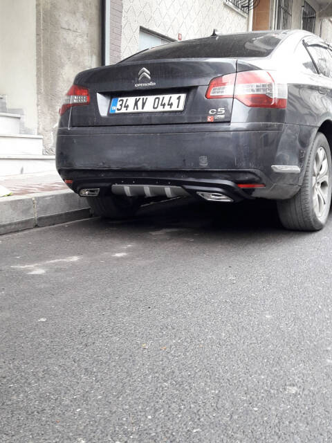 Difüzör 2 Çıkış Eksoz Üniversal Gümüş - 1