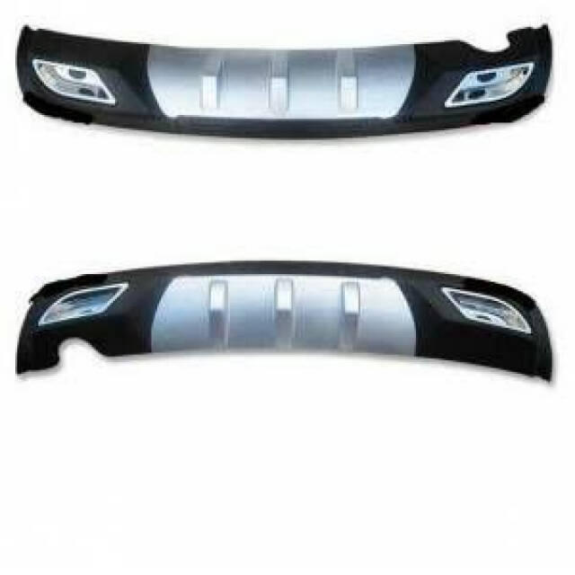 Difüzör 2 Çıkış Eksoz Üniversal Gümüş - 4