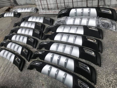 Difüzör 2 Çıkış Eksoz Üniversal Gümüş - 5