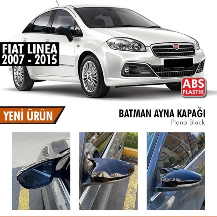 Fiat Linea Batman Ayna Kapak Piano Black Yarasa Ayna Kapağı - 1