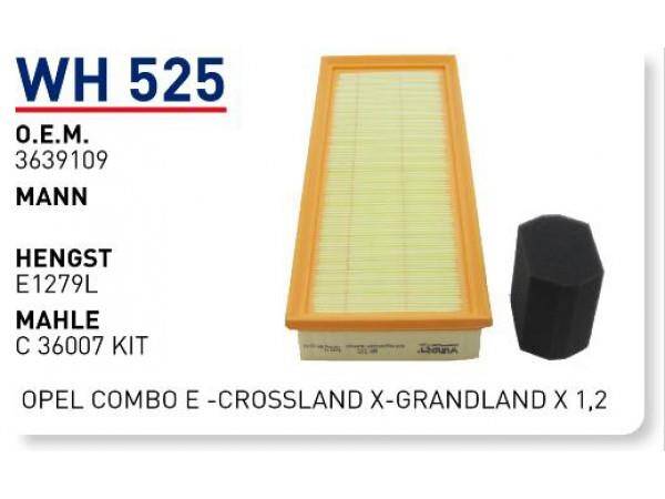 Hava Filtre Partner Berlingo Combo E 1.4 Crosland X 9805552080 Wunder - 1