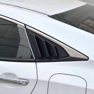 Honda Civic Fc5 Arka Kelebek Cam Rüzgarlığı Mat Siyah - 4