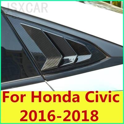 Honda Civic Fc5 Arka Kelebek Cam Rüzgarlığı Mat Siyah - 6