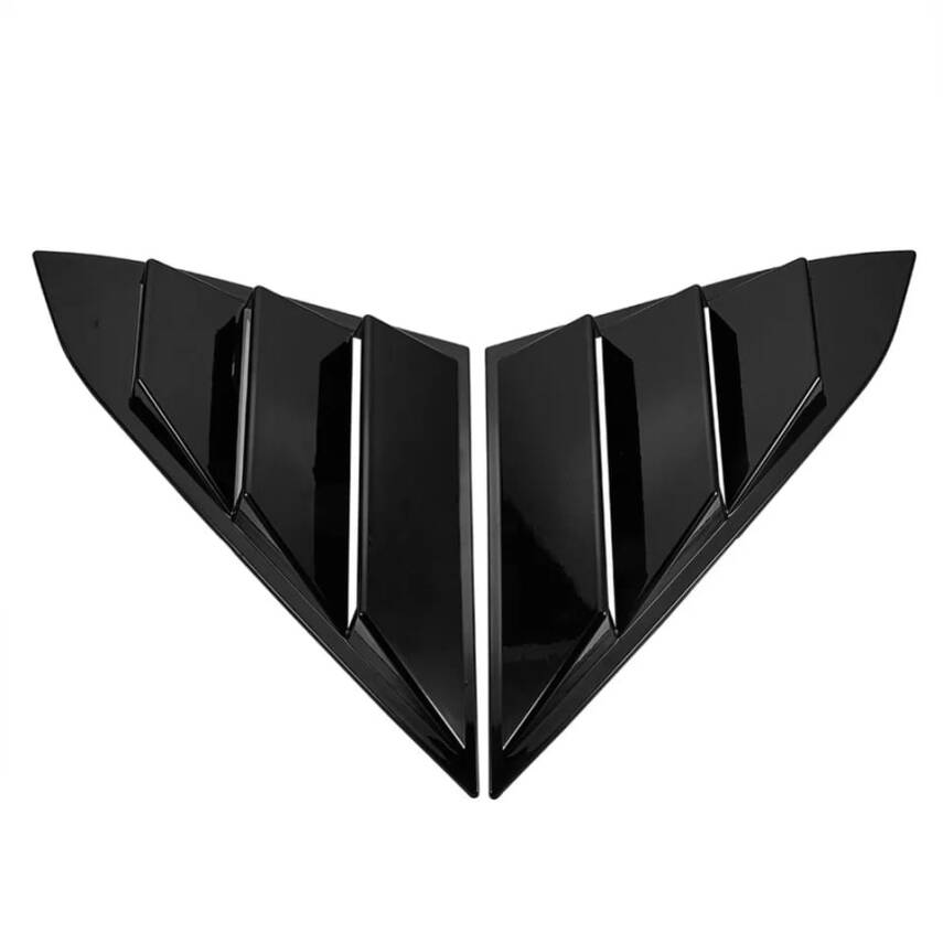 Honda Civic Fc5 Arka Kelebek Cam Rüzgarlığı Mat Siyah - 10