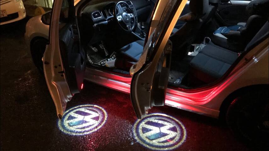 Kapı Altı Hayalet Logo Volkswagen - 2