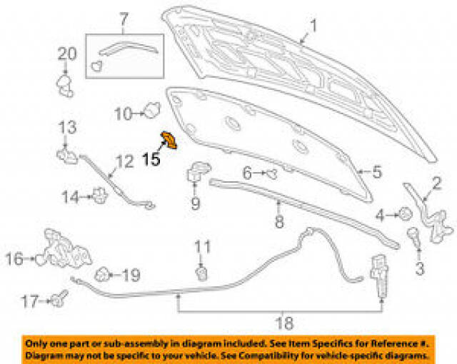 Klips Kaput Üst Aveo Kalos Cruze GM - 5
