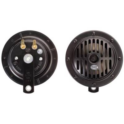 Korna Supertone 12V Kalın Ses Siyah 123Mm Universal Tekli - İTHAL