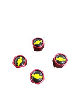 Lastik Sibob Kapak Chevrolet Kırmızı 4 Lü Set Metal Şık - 2