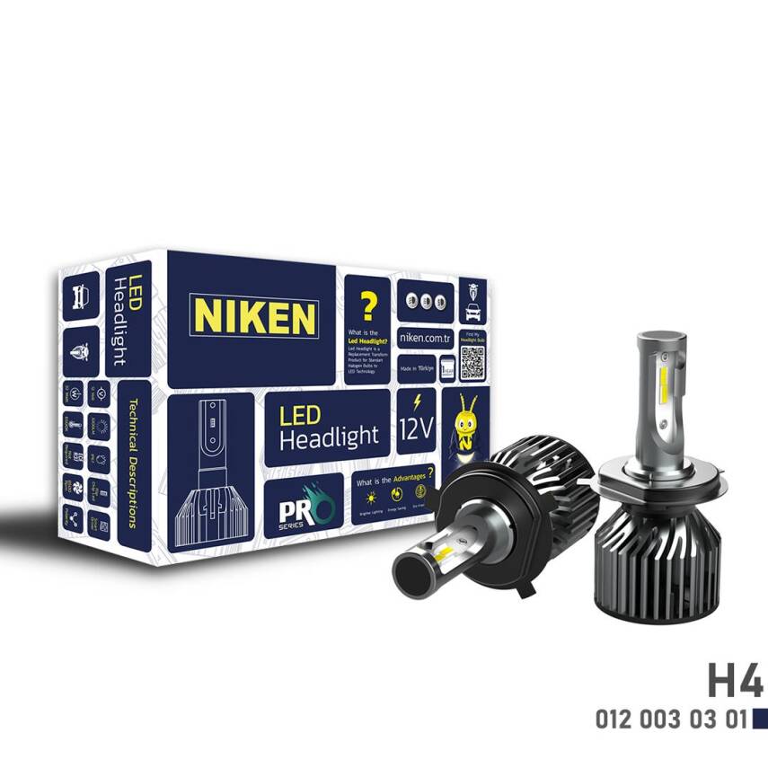 Led Xenon Pro Serisi H4 NİKEN - 1