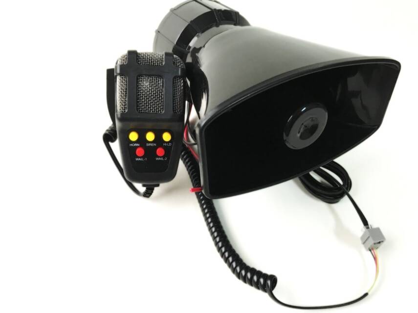 Megafonlu 5 Sesli Polis Sireni - 1