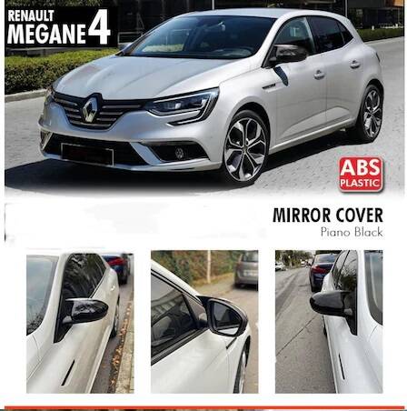 Megane 4 Batman Ayna Kapak Piano Black Yarasa - 1