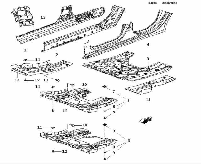 Motor Muhafaza Sağ Cruze V Kayış Koruma - 1